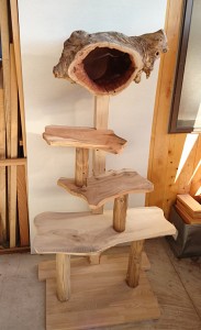 木製キャットタワー